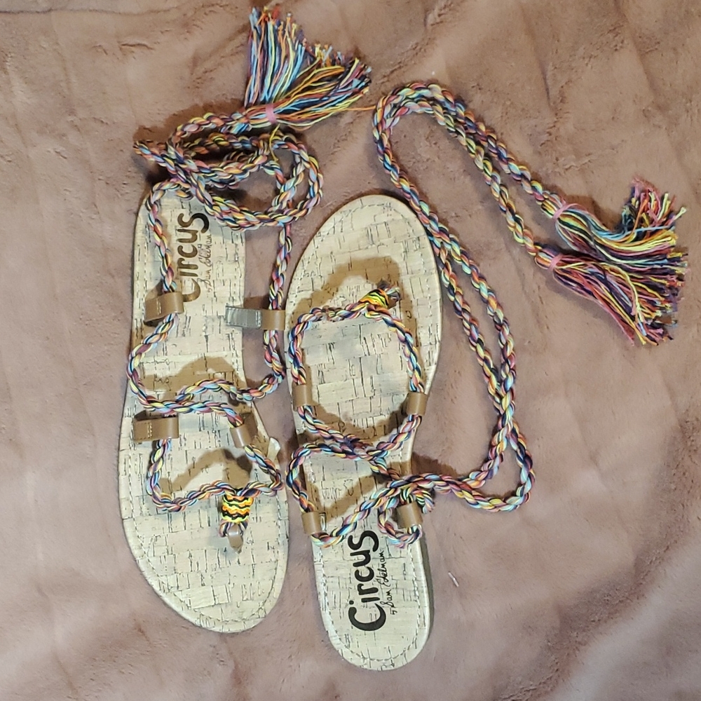 Circus by Sam Edelman Rainbow Rope Sandals